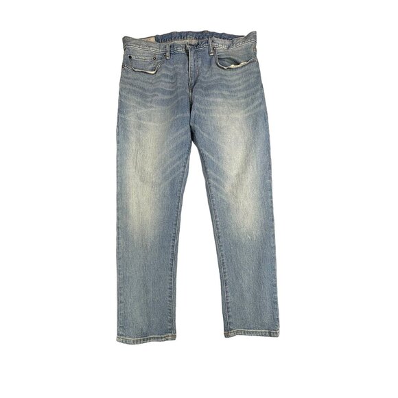Gap Jeans Slim Straight Fit Light Wash Denim Mens 38x30 - Picture 1 of 10